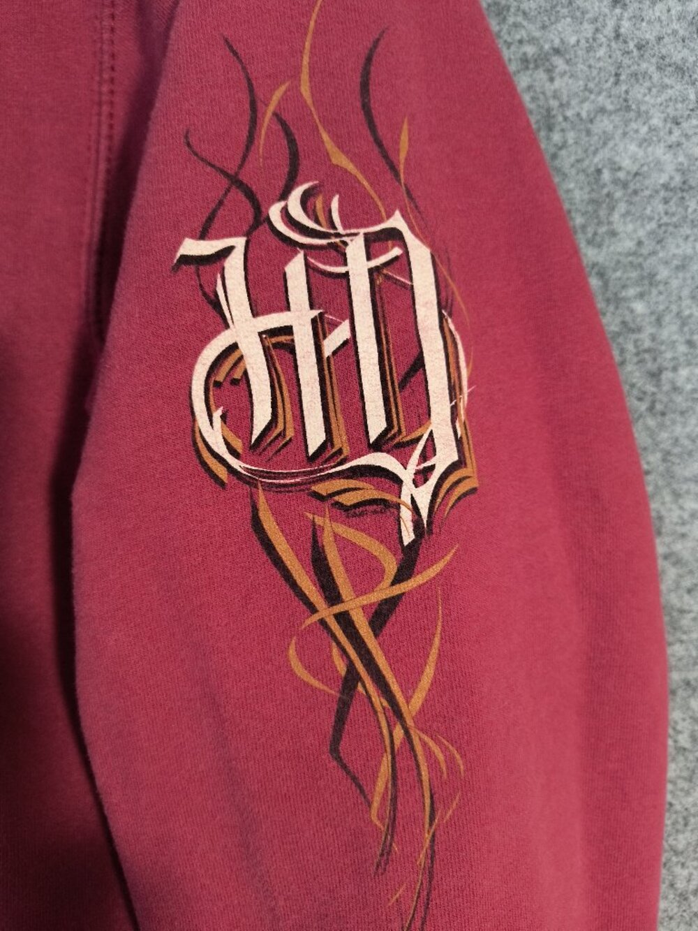 Harley Davidson Tampa Florida Full Zip Hoodie Women's Small Phoenix Graphic 2007 - Picture 4 of 11